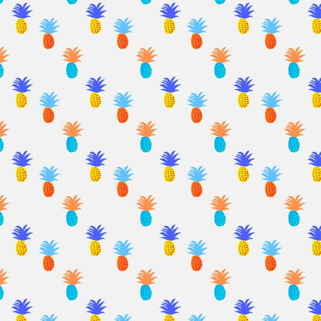 Silly Tropical Pineapples Pattern Premium Roll Gift Wrap Wrapping Paper