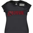 thumbnail image 1 of The Cure - Camiseta Adornado para Mujer (Negro), 1 of 3