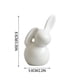 thumbnail image 2 of Mini Cute White Living Room Bedroom Desktop Easter Ceramic Home Decor, 2 of 6