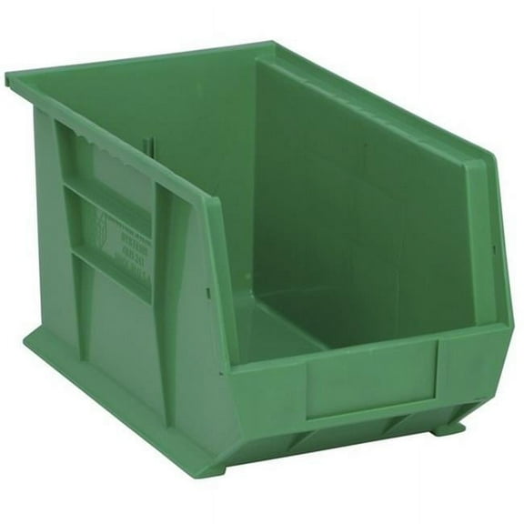 Ultra Stack & Hang Bin, Green - 13.62 x 8.25 x 8 in.