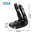 thumbnail image 3 of Secador Savefree Negro UV Ozono Plegable para Zapatos y Más, 90 Min Malubero Negro, 3 of 4