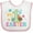 White and Pink, variant on Inktastic My 1st Easter Boys or Girls Baby Bib