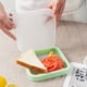 thumbnail image 3 of Bolsa de almacenamiento de sándwich de silicona, contenedor de almacenamiento de alimentos reutilizable grueso, bolsas de sándwich lavables a prueba de fugas (verde), 3 of 5