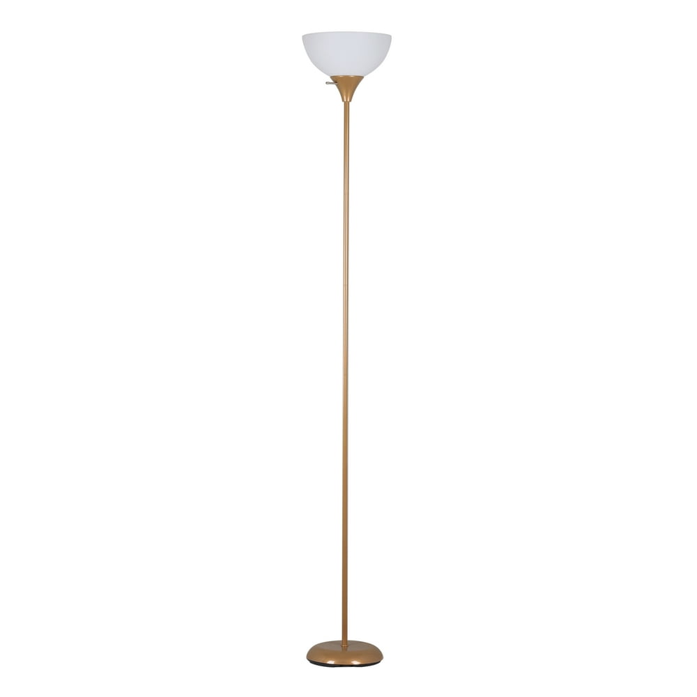 Mainstays 71" Metal Floor Lamp, Gold
