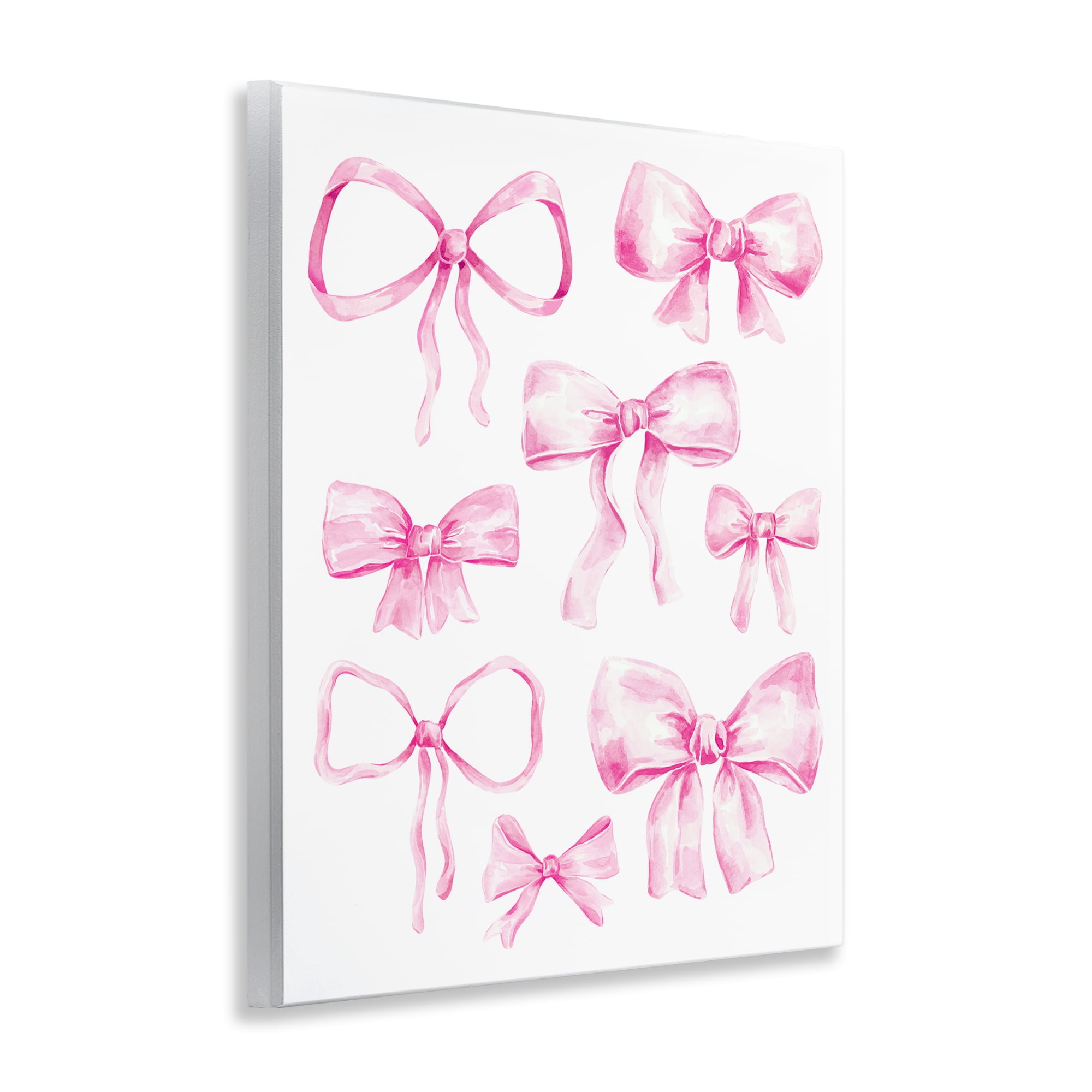 Stupell Industries Coquette Bow Collection Wall Plaque Art, design by Bethany Sandoval