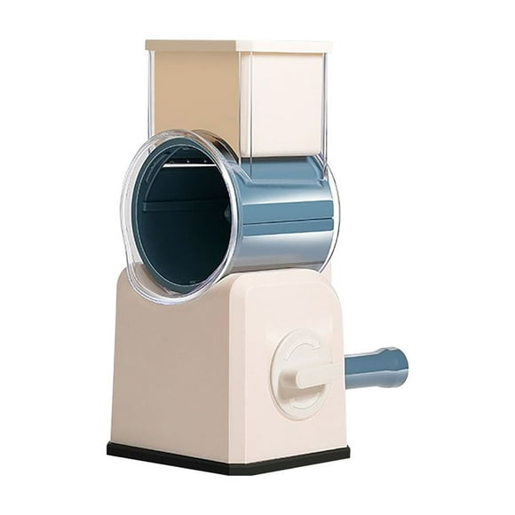 Rbaofujie Food Chopper Vegetable Cutter Multi-Function Hand Kitchen Potato and Carrot Slicing Shredder Household Drum Vegetable Cutter Chopper Vegetable Cutter