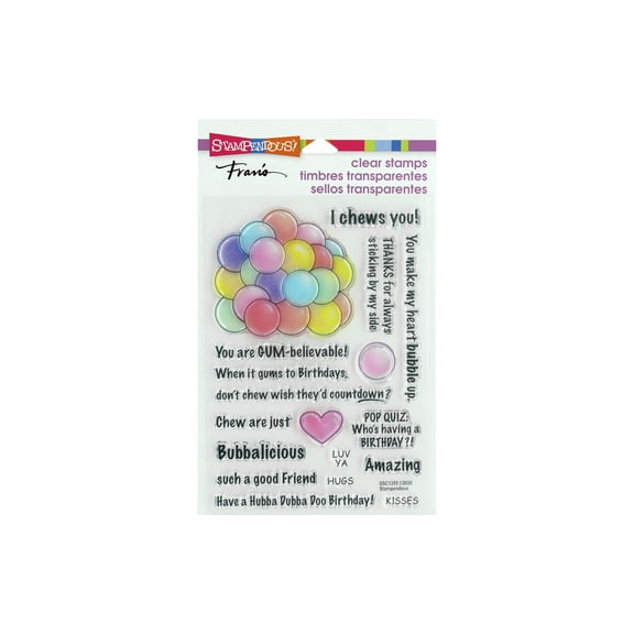 Stampendous Clear Stamp Fran's Gumball Greetng