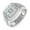 White, variant on 1/2 Carat Men's Diamond Wedding Band Ring in 14K Yellow Gold (Ring Size 14) (SI1-SI2 Clarity)