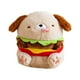 thumbnail image 2 of Peluche de hamburguesa con queso divertido, juguete de peluche, almohada de peluche de perro lindo, decoración de la habitación, juguete de peluche de, 2 of 9