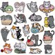 thumbnail image 1 of BR Set de Parches Termoadhesivos - 18 Piezas, Diseño de Gato, para Ropa, Chaquetas, Mochilas, 1 of 5