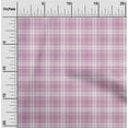 thumbnail image 2 of oneOone Cotton Cambric Lavender Fabric Check Fabric For Sewing Printed Craft Fabric By The Yard 42 Inch Wide, 2 of 4