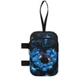 thumbnail image 2 of COEQINE Zippered Crutch Bag Broken Leg Crutch Bag Hummingbird Heart Floral Forearm Crutch Storage Organizer, Walking Cane Pouch, Lightweight Organizer Pouch, for Women Men, 2 of 7