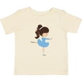 thumbnail image 3 of Inktastic Ice Skating Girl, Brown Hair Girls Baby T-Shirt, 3 of 5