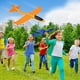 thumbnail image 2 of Paquete de 4 aviones/juguetes voladores, avión/planeador de espuma grande de 17,5" para lanzar, 2 modos de vuelo, regalos de cumpleaños para niños de 3, 4, 5, 6, 7, 8, 9, 10, 11 y 12 años, juguetes, 2 of 7