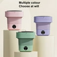 thumbnail image 7 of Homerr Portable Washing Machine Foldable Washing Machine Low Noise 6.5L Portable Foldable Detachable Drain Basket Baby Clothes Briefs Washing Mini Washer, 7 of 7