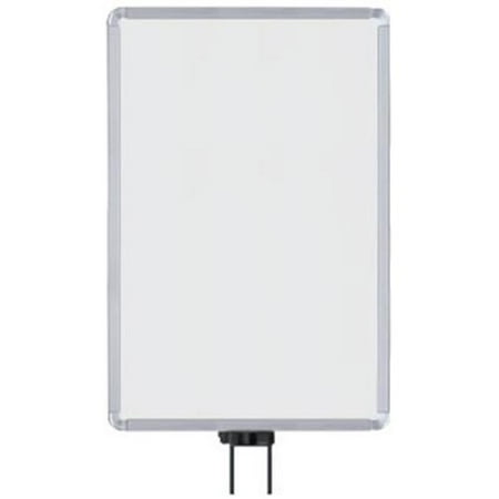Lavi Industries 50-1134SV-SA Vertical Swivel Mount Sign Frame, 14 x 22 In. Satin Aluminum