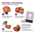 thumbnail image 6 of Catstages Nina Ottosson Melon Madness Puzzle & Play Interactive Treat Puzzle Feeder for Cats, Pink, 6 of 9