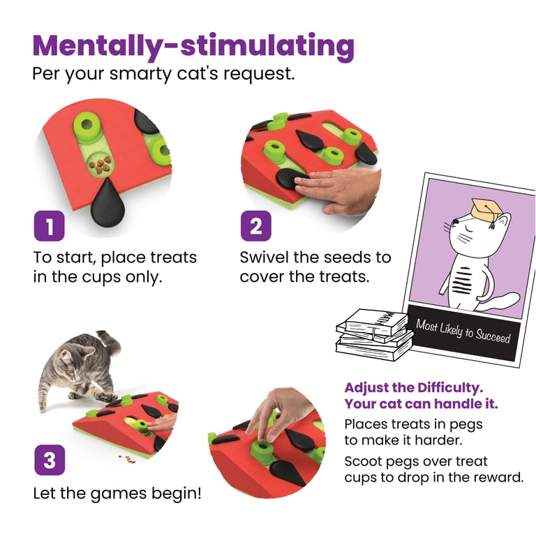 Petstages, Catstages Melon Madness Puzzle & Play, Pink