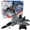 Black, variant on 2026 Upgrade Camo Foam RC Glider - Christmas & 2026 Gift for Hobbyists, Remote Control Airplane with Propeller & LED Lights, Trick-Flying High-Performance Drone-like Glider, 9.8*13.4in, Black