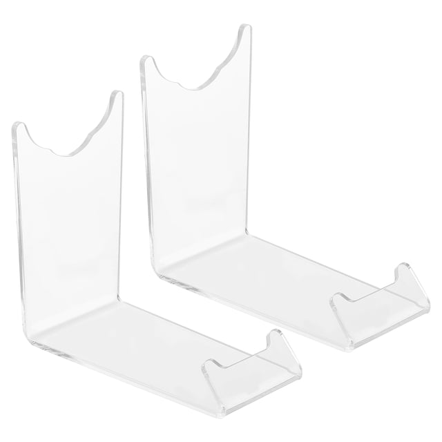 Shisuyan display riser Storage Rack clear 2pcs for Men Home Use