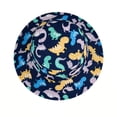 thumbnail image 4 of Girls Kids Kids Sun Hat UPF 50+ Dinosaur Print Navy Wide Brim Bucket Beach Hat Adjustable Chin Strap,Size 50, 4 of 8