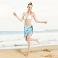 thumbnail image 5 of Kll French Bulldog Dog In A Bathtub Print Women'S Sarong Coverups Short Bathing Suit Wrap Skirt Beach Wrap Swimsuit Cover Ups, 5 of 7