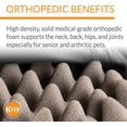 thumbnail image 3 of K&H Pet Products Indoor/Outdoor Superior Orthopedic Dog Bed Gray/Paw Small 27 X 36 X 4 Inches, 3 of 8
