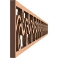 thumbnail image 3 of Ekena Millwork 46 3/8"W x 4"H x 3/8"T Tilden Fretwork Moulding, Alder, 3 of 13