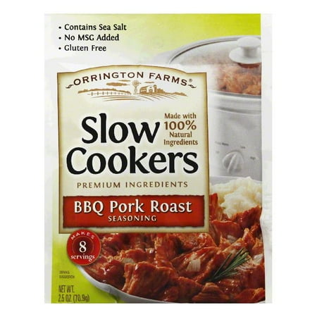 Pork Loin Roast - Orrington Farms BBQ Pork Roast Slow Cookers Seasoning, 2.5 Oz (Pack of 12)