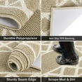 thumbnail image 3 of Yamaziot 2'x6' Runner Rug, Washable Kitchen Runners Rugs for Hallway, Non Slip Indoor Entryway Mat Low Profile Floor Doormat, Laundry Room Rug, Beige, 3 of 8