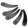 thumbnail image 4 of Lawn Mower Plastic Blade, Plastic Mower Blades Fast Cutting  For Outdoor Black, 4 of 8
