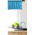 thumbnail image 3 of Ambesonne Lighthouse Window Valance, Polka Dots Marine, 54" X 18", White Blue and Red, 3 of 3
