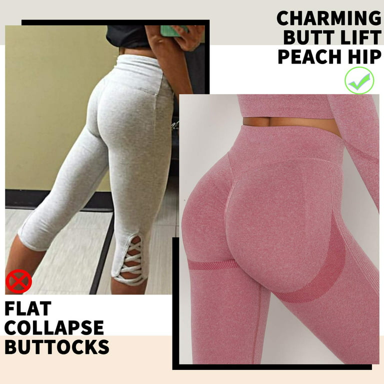 MISS MOLY High Waist Ruched Yoga Pants Workout Gym Booty Leggings Seamless  Sports Running Tights for Women
