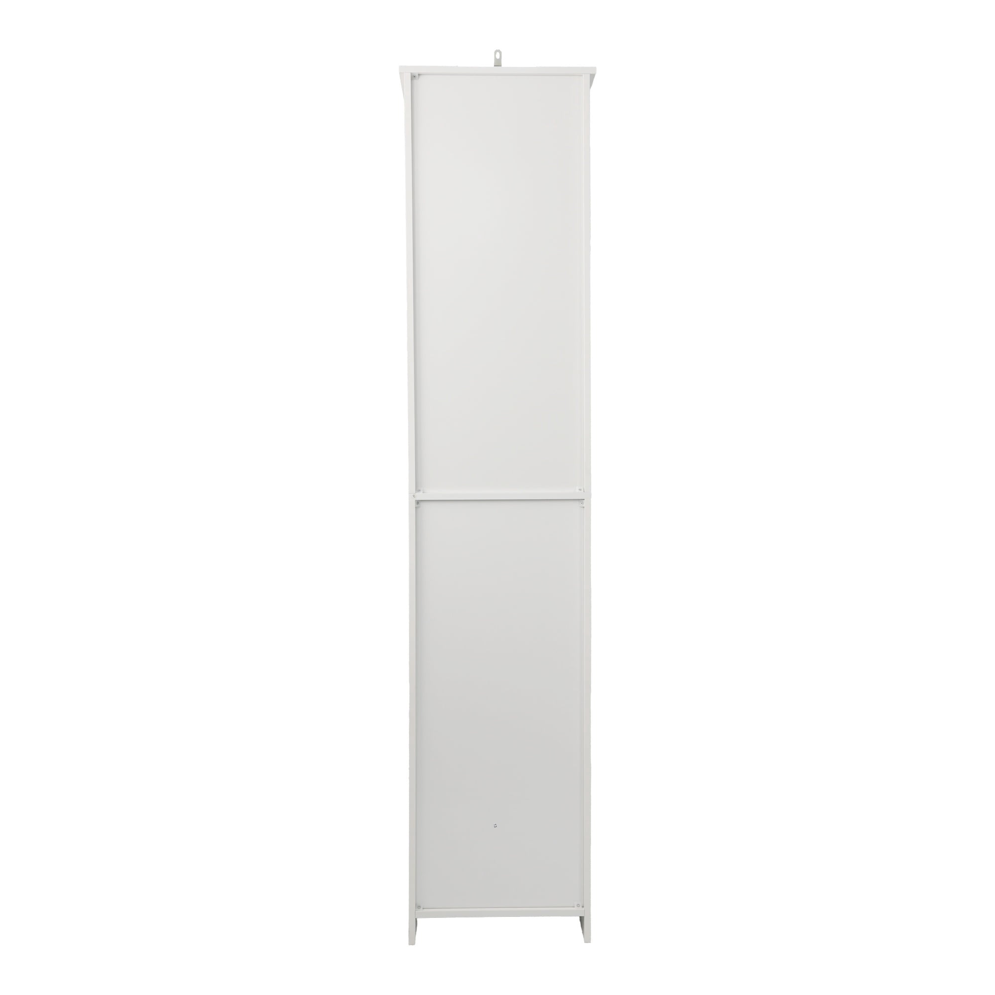 64.17''H High Utility Storage Cabinet with Grille Doors, Freestanding Kitchen Pantry, Bathroom Cabinet with Adjustable Shelf