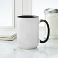 thumbnail image 4 of CafePress - Woodstock Football Mom Large Mug - 15 oz Ceramic Large White Novelty Mug, 4 of 4