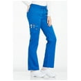 thumbnail image 4 of Dickies Essence Medical Scrubs Pant for Women Mid Rise Straight Leg Drawstring Plus Size DK106, 2XL, Royal, 4 of 7