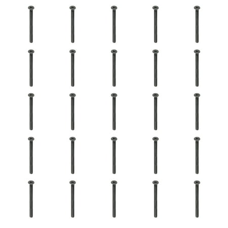 Uxcell 20 Pcs M3 x 40 mm Flat Countersunk Head Socket Cap Machine Screws Full Thread