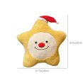 thumbnail image 3 of Nkmbld Christmas Decorations Throw Pillow Covers Christmas Red Nose Elfins Star Pillow Doll Chair Cushion for Sofa, Couch, Bed and Car, Yellow, 3 of 7