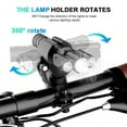 thumbnail image 4 of SUTENGDA USB Rechargeable LED Bike Headlight Set  ABS Material  Non-Waterproof  Battery Powered  Seat Post Mount  ≤36V Operating Voltage  Super Bright  Durable  Easy to Install  Long Ba, 4 of 5