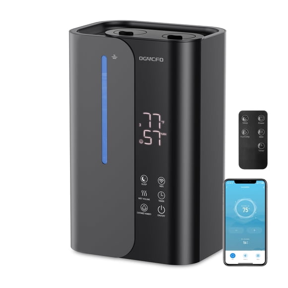 Humidificador de aire OGACFO Smart 5L para dormitorio con aceites esenciales