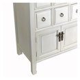 thumbnail image 2 of Wooden Chest with 8 Drawers and 2 Door Cabinets, White- Saltoro Sherpi, 2 of 5