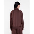 thumbnail image 4 of Madden NYC Women's Satin Track Jacket with Racing Stripes, Sizes XXS-XXL, 4 of 6