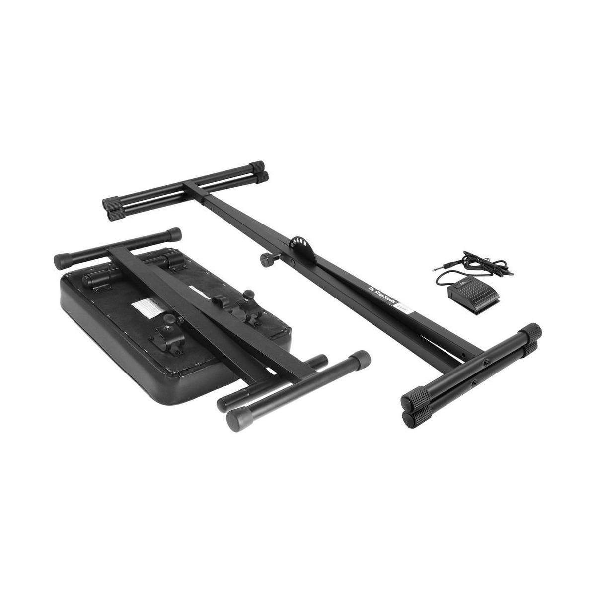 On-Stage KPK6520 Keyboard Stand/Bench Pak with Sustain Pedal