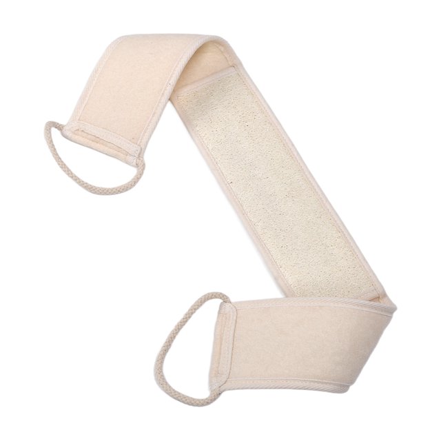 Exfoliant Laveur de Dos, les Surfaces Rugueuses Sangle de Nettoyage du Dos Enlever la Peau Morte Loofah Éponge Assez Longtemps Réutilisable pour la Douche