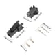 thumbnail image 3 of 100 Pares Conector de Terminal de crimpado de Carcasa JST-SM de 2,54 mm de plástico Negro de 2 Pines Hembra Macho, 3 of 6