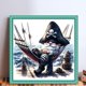 thumbnail image 2 of Kit Punto Cruz Impreso Hilo Algodón Ecológico Bordado 18CT 30x30cm, 2 of 9