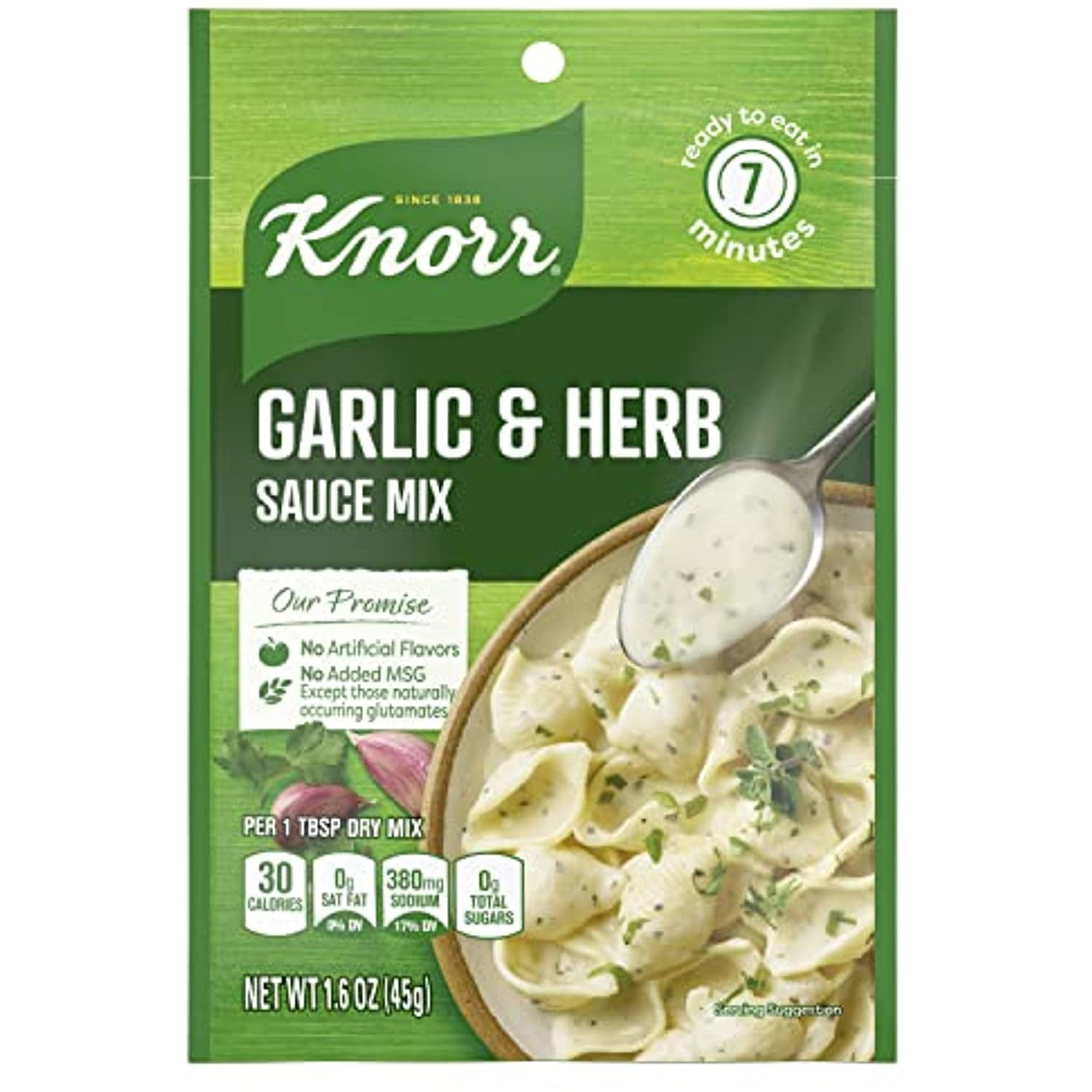 Knorr Sauce Mix Creamy Pasta Sauce For Simple Meals And Sides Garlic