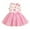 Pink, variant on WOYY Little Girls Tutu Dress Dinosaur Print Sleeveless Mesh Dress, Sizes 1-6