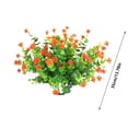 thumbnail image 3 of Zhi Multi Color Artificial Flower Bundles with Green Shrubs Faux Blooms for Outdoor Garden Porch and Indoor Home Office Table Wedding Party Decor, 3 of 3