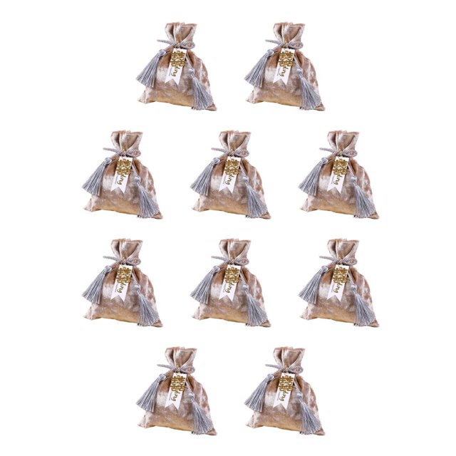 Moyic Bolsa con cordón para dulces, fiesta, boda, celebración, juguetes, galletas, aperitivos, regalos, paquete, bolsa, niños, champán champán 10piezas